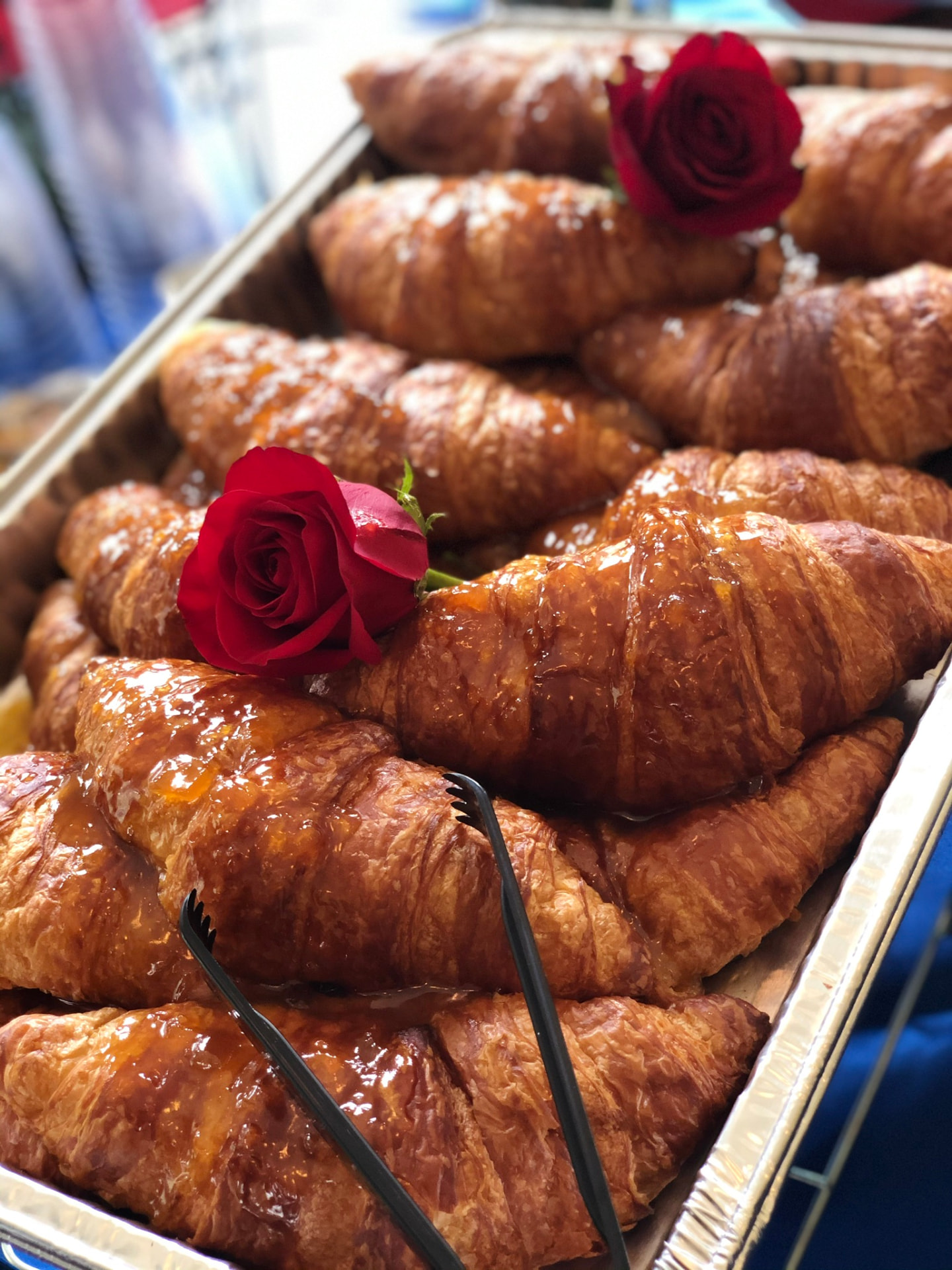 Peach Honey Butter Croissants