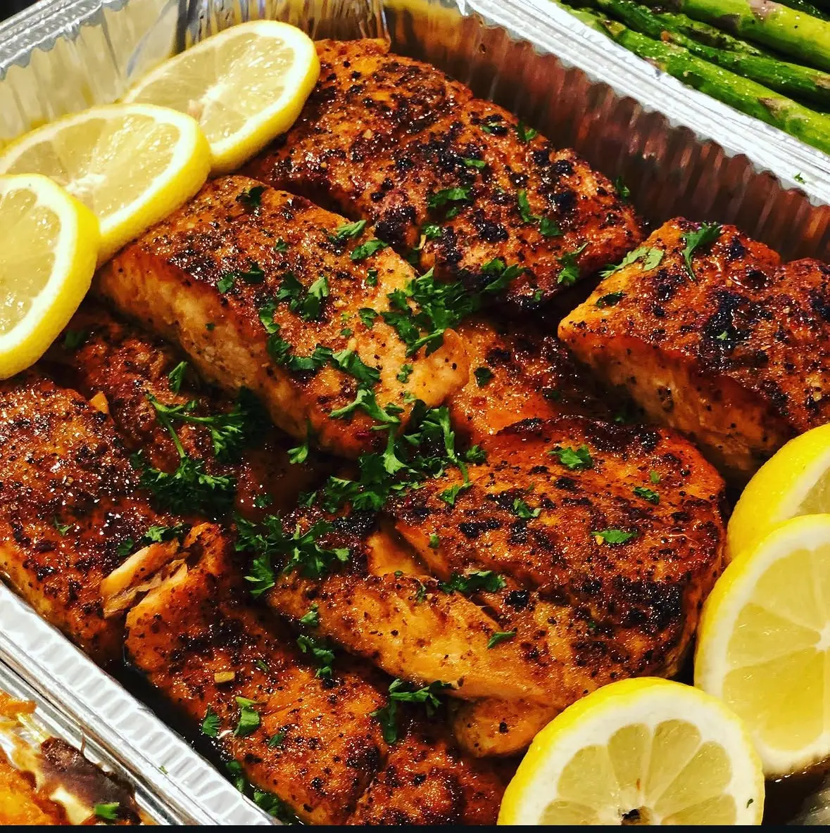 Bourbon-Glazed Salmon