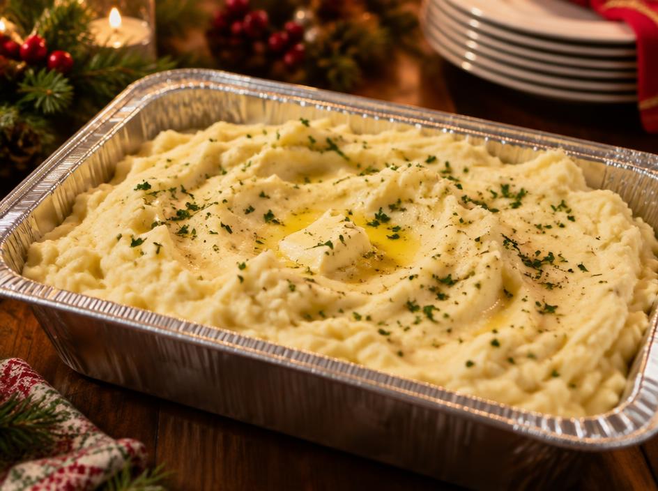 Buttery Garlic Mashed Potatoes