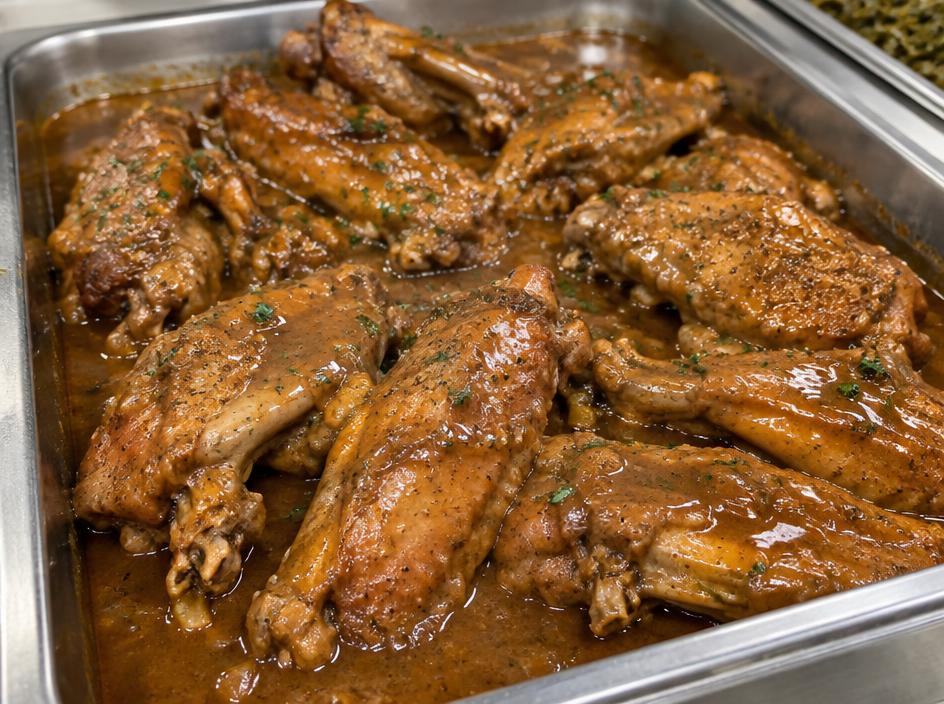 Smothered Turkey Wings